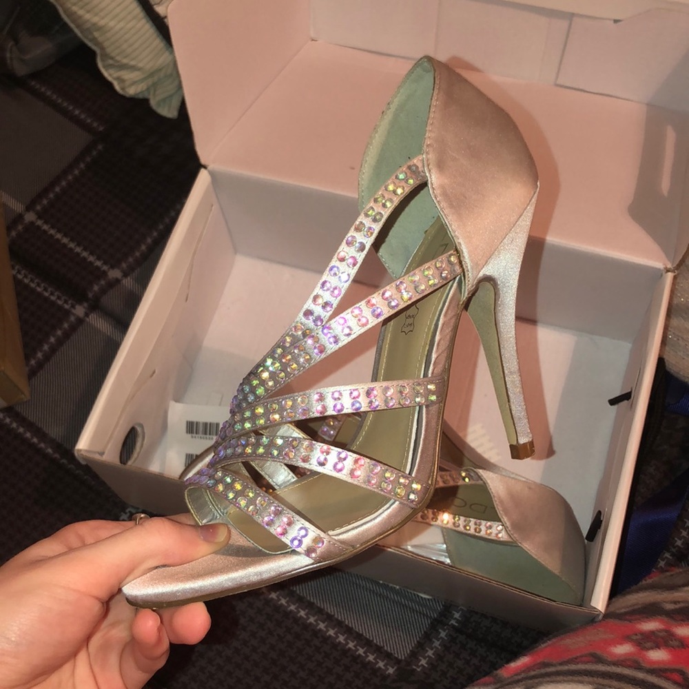 Swarovski dress heels